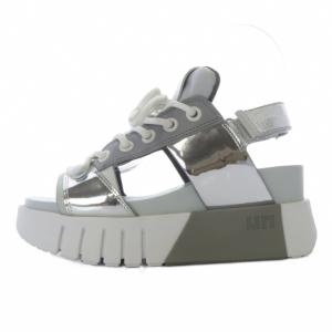 サンダル 厚底 37 グレー