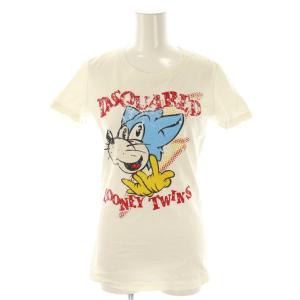 Tシャツ カットソー 半袖 プリント M ホワイト /DF GY57