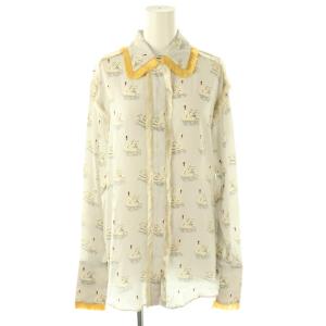 シャツ シルク 38 ライトグレー マルチカラー /DO GY57