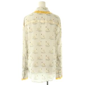 STELLA McCARTNEY シャツ シルク 38 ライトグレー マルチカラー /DO GY57
