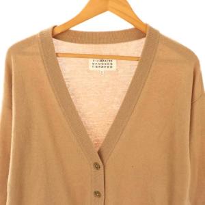 Martin Margiela 4 20AW カーディガン ニット Vネック S ベージュ GY57