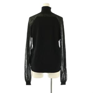 Blumarine ハイネックニット カットソー 44 ブラック /DO GY57