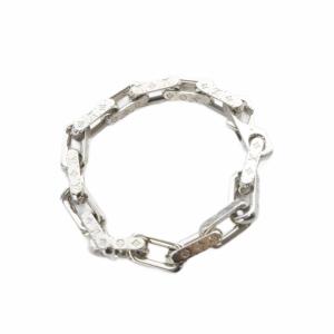 LOUIS VUITTON モノグラム チェーンブレスレット シルバーカラー M64224