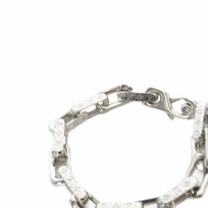 LOUIS VUITTON モノグラム チェーンブレスレット シルバーカラー M64224