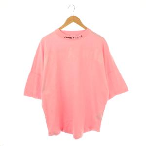 PALM ANGELS  ロゴ Ｔシャツ カットソー M ピンク ブラック /ES GY20