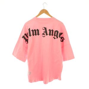 PALM ANGELS  ロゴ Ｔシャツ カットソー M ピンク ブラック /ES GY20