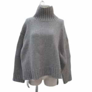 ニット セーター 長袖 ハイネック 2 グレー /SM44 GY58