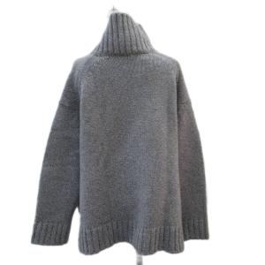 ATON ニット セーター 長袖 ハイネック 2 グレー /SM44 GY58