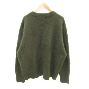 ESTNATION ニット セーター カシミヤ 長袖 F カーキ /SY24 GY58