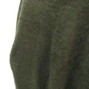 ESTNATION ニット セーター カシミヤ 長袖 F カーキ /SY24 GY58