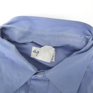 Agnes b. homme カジュアルシャツ 半袖 4 XL ブルー 青 /SY23 GY58
