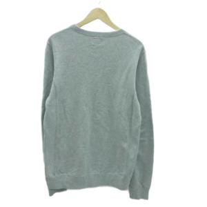 BEAMS スウェット トレーナー クルーネック 長袖 L グレー ロゴプリント /HO16 GY58