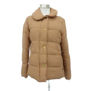 ダウンジャケット パデッドジャケット ミドル丈 M ピンクブラウン /HO36 GY58