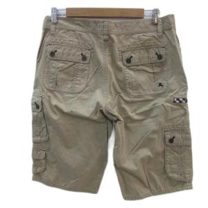 BURBERRY BLACK LABEL カーゴパンツ ミリタリーパンツ ハーフパンツ 短パン 82 ベージュ /YS35 GY61