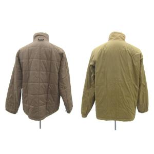 Columbia 中綿ジャケット ブルゾンジャケット リバーシブル ミドル丈 スタンドカラー ジップアップ L 茶 ブラウン