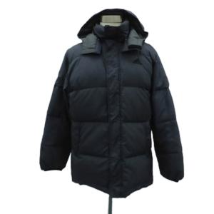 ダウンジャケット ミドル丈 スタンドカラー L チャコールグレー /HO13 GY61