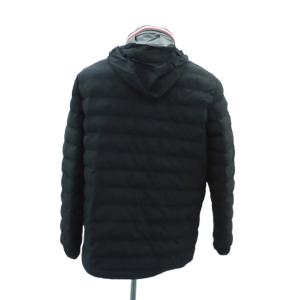 TOMMY HILFIGER パデッドキルトジャケット 中綿ジャケット スタンドカラー M 黒 ブラック MW0MW12463-BAS