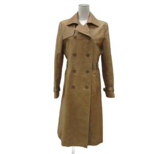 トレンチコート レザーコート 38 M キャメル ロング丈 CCM.WO.BA.1151 /YS35 GY61