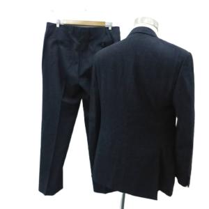 CORNELIANI スーツ セットアップ 上下 テーラードジャケット シングル 総裏地 スラックスパンツ ロング丈 ウール