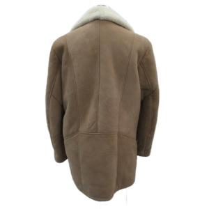 CANTERBURY ムートンコート ロング丈 ダブルボタン オープンカラー 14 ベージュ /SM30