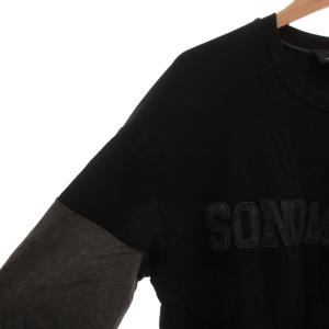 3.1 phillip lim ロンT Tシャツ XS 長袖 クルーネック 黒 ブラック /AE GY53