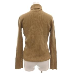 S Max Mara タートルネックニット セーター カシミア混 L 長袖 茶 ブラウン /GV GY53