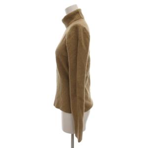 S Max Mara タートルネックニット セーター カシミア混 L 長袖 茶 ブラウン /GV GY53