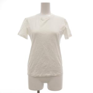 Tシャツ カットソー トライアングルロゴ 半袖 無地 XS 白 ホワイト /JS GY53