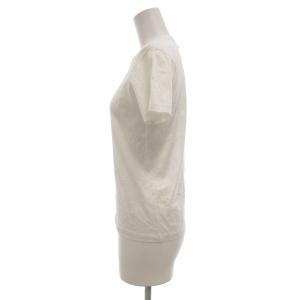 PRADA Tシャツ カットソー トライアングルロゴ 半袖 無地 XS 白 ホワイト /JS GY53