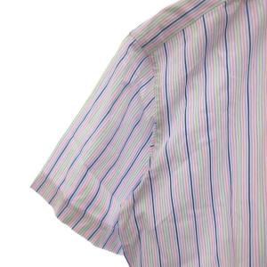 dunhill カジュアルシャツ ストライプ 半袖 L マルチカラー /FF GY53