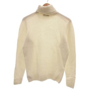 ZANONE ニット セーター 長袖 タートルネック ウール 48 白 ホワイト /JS GY53