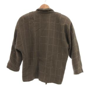 BALLY ジャケット チェック柄 ウール イタリア製 42 茶 ブラウン /JS GY53