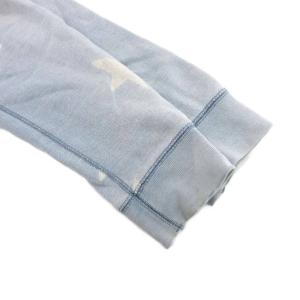 visvim ジップアップパーカー 星柄 総柄 1 ライトブルー 白 ホワイト /JS GY53