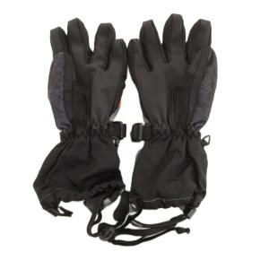 BURTON グローブ 手袋 スキー スノボー ロゴ 黒 ブラック オレンジ /JS GY53