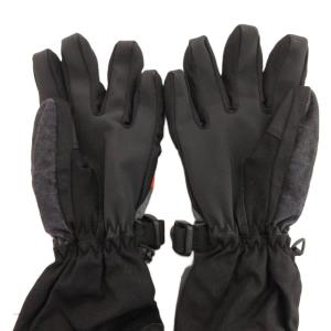 BURTON グローブ 手袋 スキー スノボー ロゴ 黒 ブラック オレンジ /JS GY53