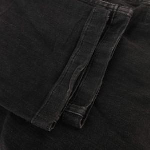GRAMiCCi デニムパンツ ゴムウェスト イージー ロゴ XL 黒 ブラック 8818-DEJ /JS GY53
