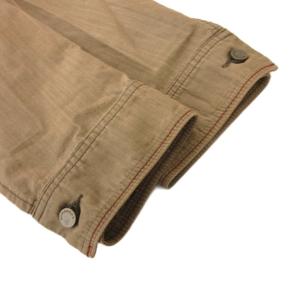 BURBERRY LONDON シャツ ジャケット ロゴボタン 襟チェック M 茶 ブラウン /JS GY53
