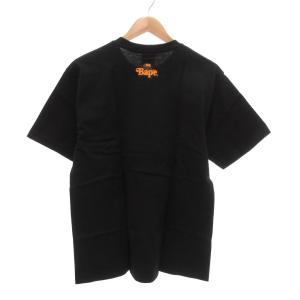 A BATHING APE BABYMILO Tシャツ 半袖 プリント L 黒 ブラック /JS GY53