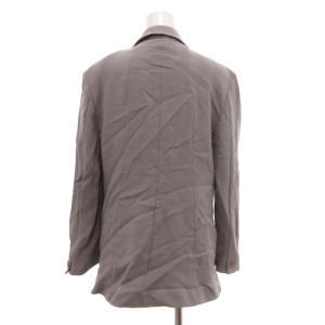 Max Mara テーラードジャケット シングル 総裏地 48 グレー /JS GY53