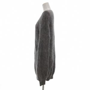 Acne Studios チュニック シャギーニット セーター アンゴラ 長袖 S グレー /JS GY53