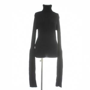 ヴィンテージ ニット ラメ 48 ブラック