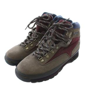 EURO hiker トレッキングブーツ ショート スエード キャンバス レースアップ 7.5 25.5cm