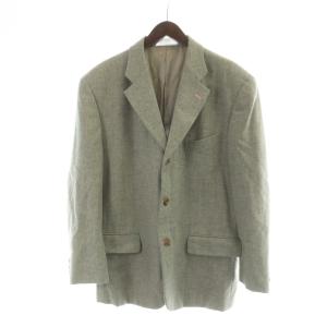 AD1991 90s ピンクステッチ 3B テーラードジャケット 長袖 総裏地 シングル M グレー /MQ