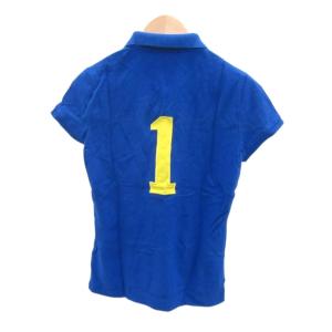 RALPH LAUREN ポロシャツ 半袖 M ブルー 青 ビッグポニー /SY28 GY61