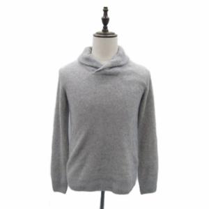 セーター ニット 長袖 ショールカラー 48 M グレー /SY34 GY61