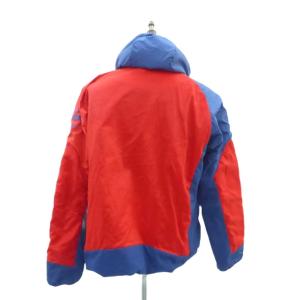 asics 中綿ジャケット ミドル丈  裏起毛 XO 3L ネイビー レッド 赤 /HO34 GY61