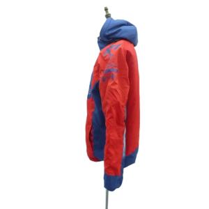 asics 中綿ジャケット ミドル丈  裏起毛 XO 3L ネイビー レッド 赤 /HO34 GY61