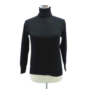 タートルネック ニット カットソー 38 M 黒 ブラック /HO48 GY61