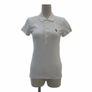 ポロシャツ XS 白 ホワイト 半袖 鹿の子 /YS34 GY61