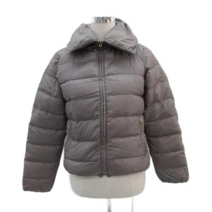 ダウンジャケット ミドル丈 38 M グレージュ /SM30 GY61